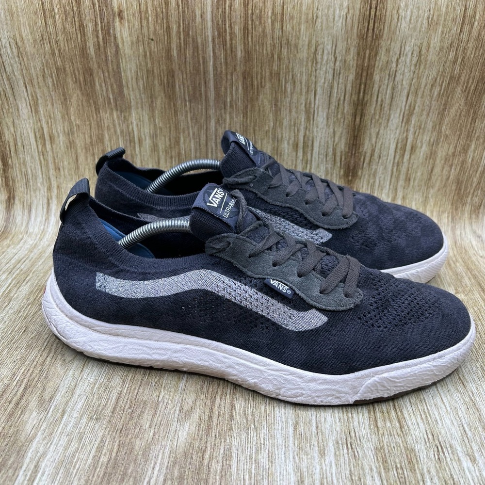 Vans UltraRange VR3 Men's Size 12 Black White Grey Knit Sustainable Sneakers